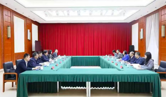 苏辉会见自然资源部副部长、国家海洋局局长孙书贤