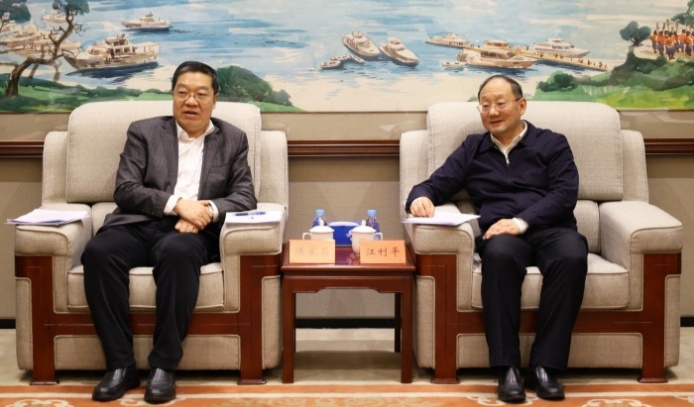 江利平会见科技部党组成员、副部长陈家昌